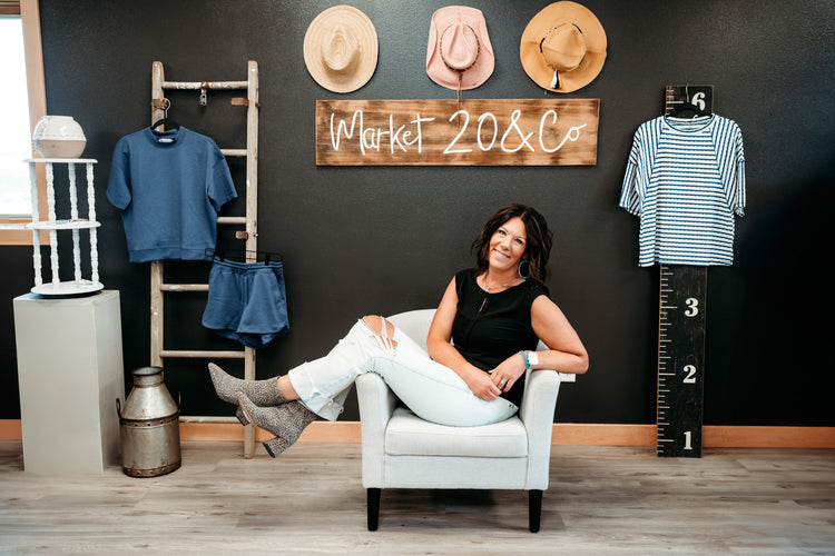 Tami O'Dell in the Market 20 &amp; Co boutique