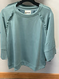 3/4 Ruffle Sleeve