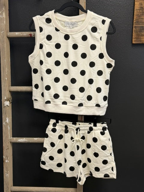 Sleeveless Short Set