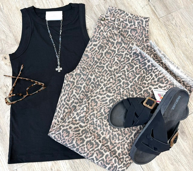 Leopard Jeans