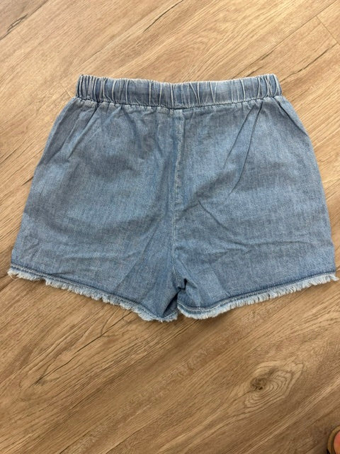 Frayed Denim Shorts