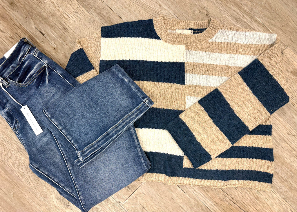Color Block Sweater