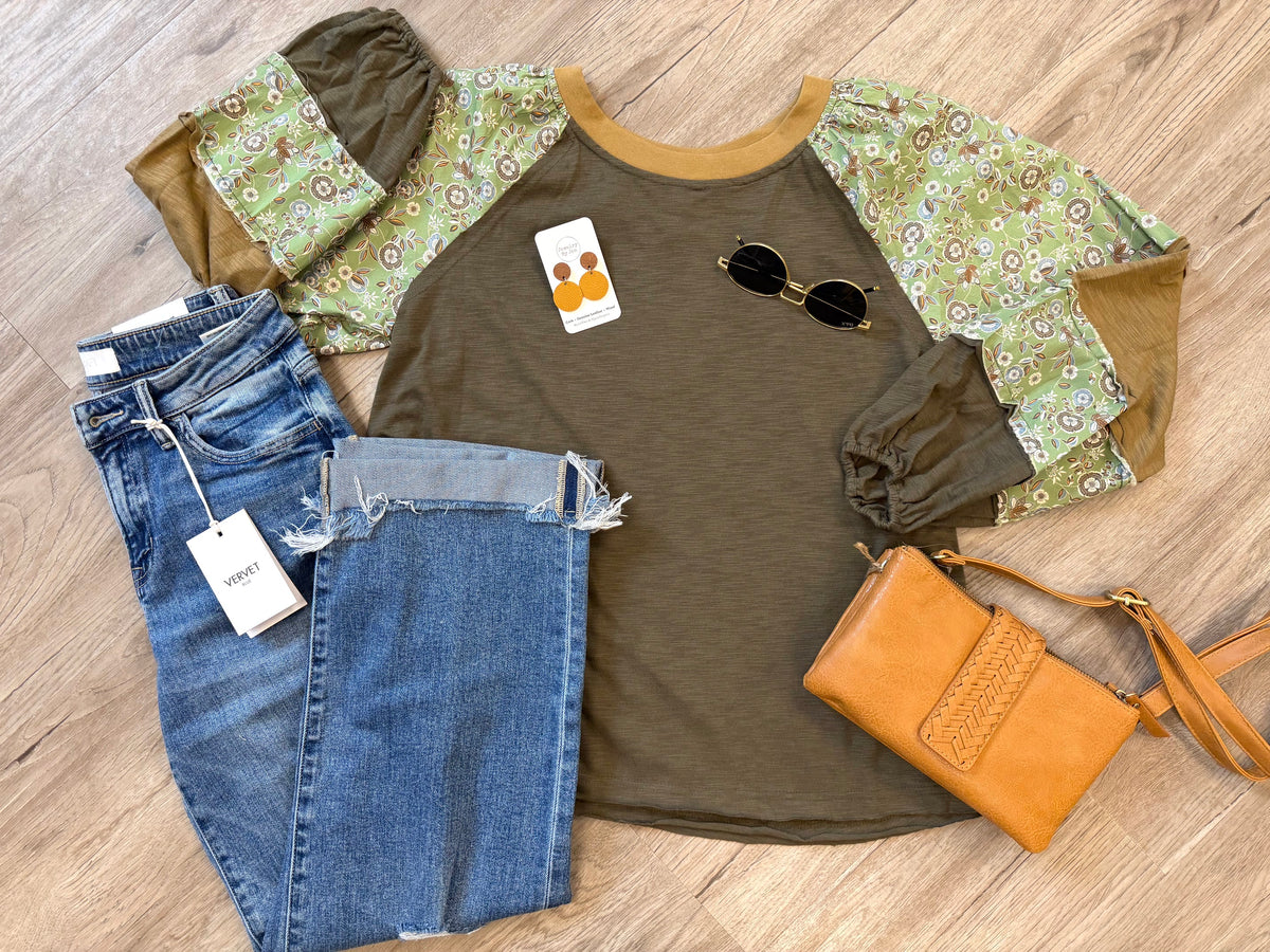 Floral Mixed Top
