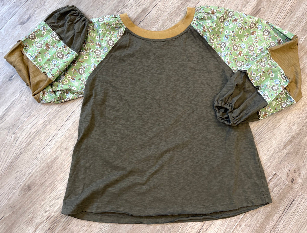 Floral Mixed Top