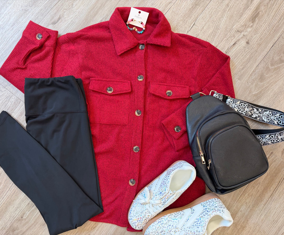 Waffle Shacket