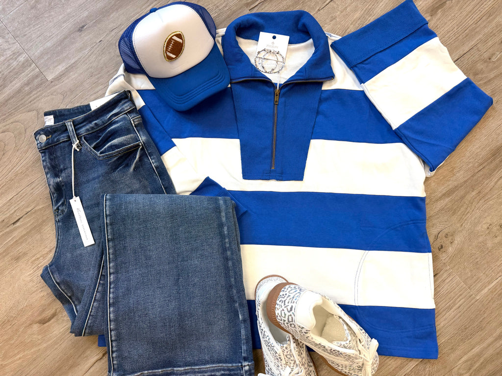 Varsity Stripe Pullover