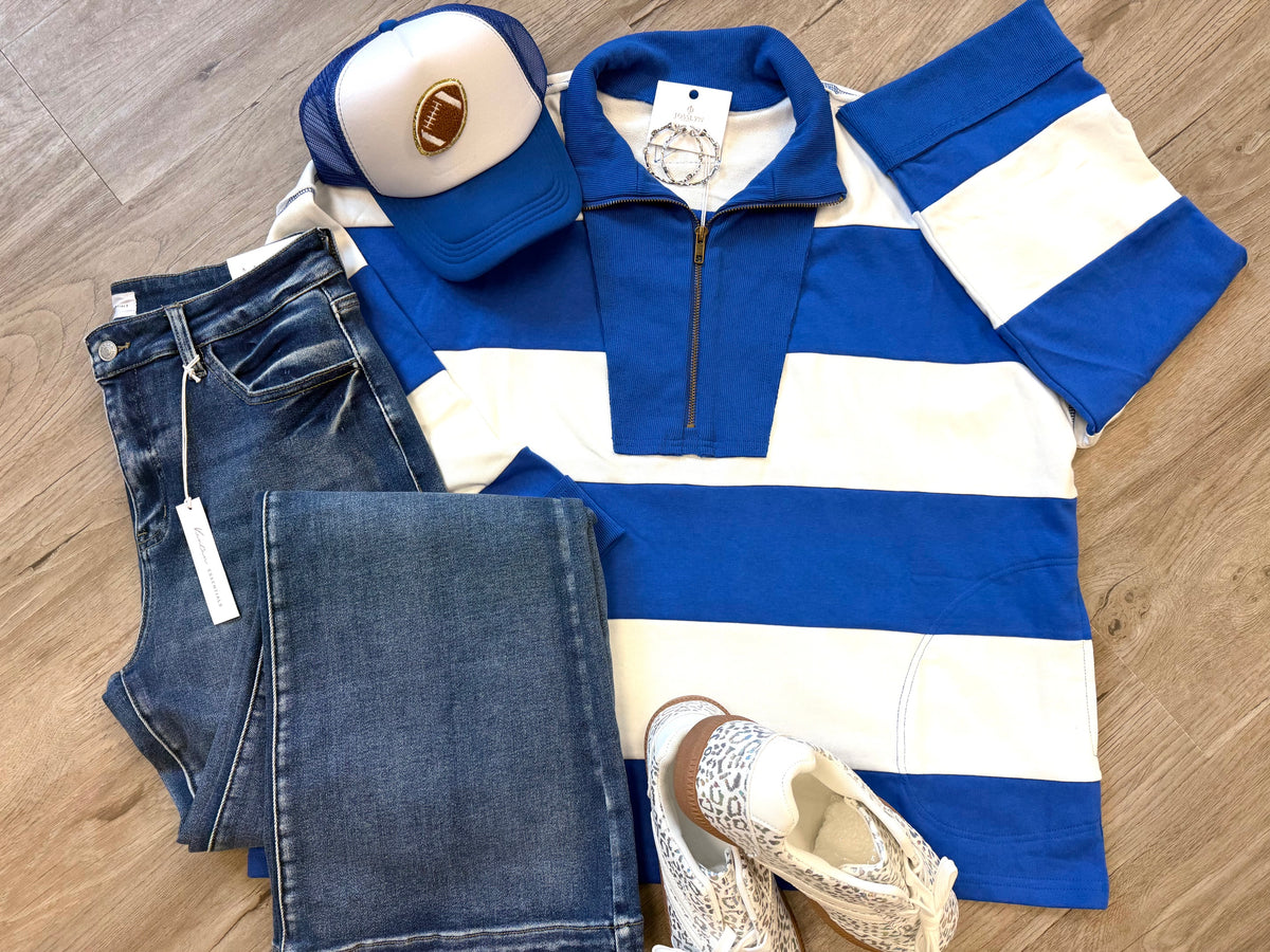Varsity Stripe Pullover