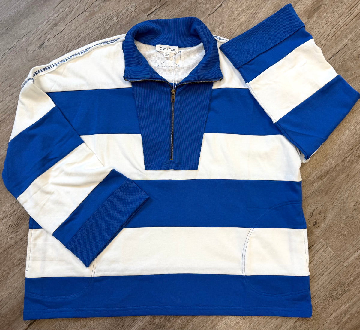 Varsity Stripe Pullover