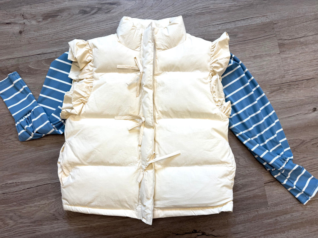 Ruffle Vest
