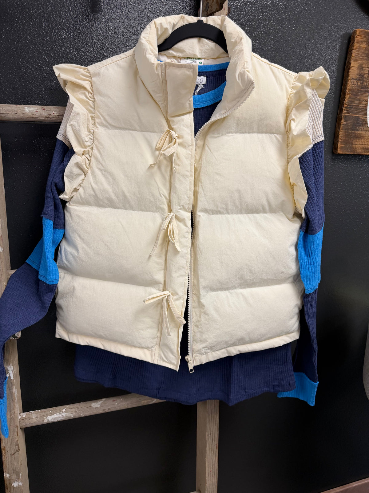 Ruffle Vest