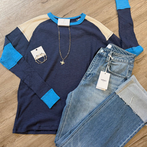 Color Block Layering Top