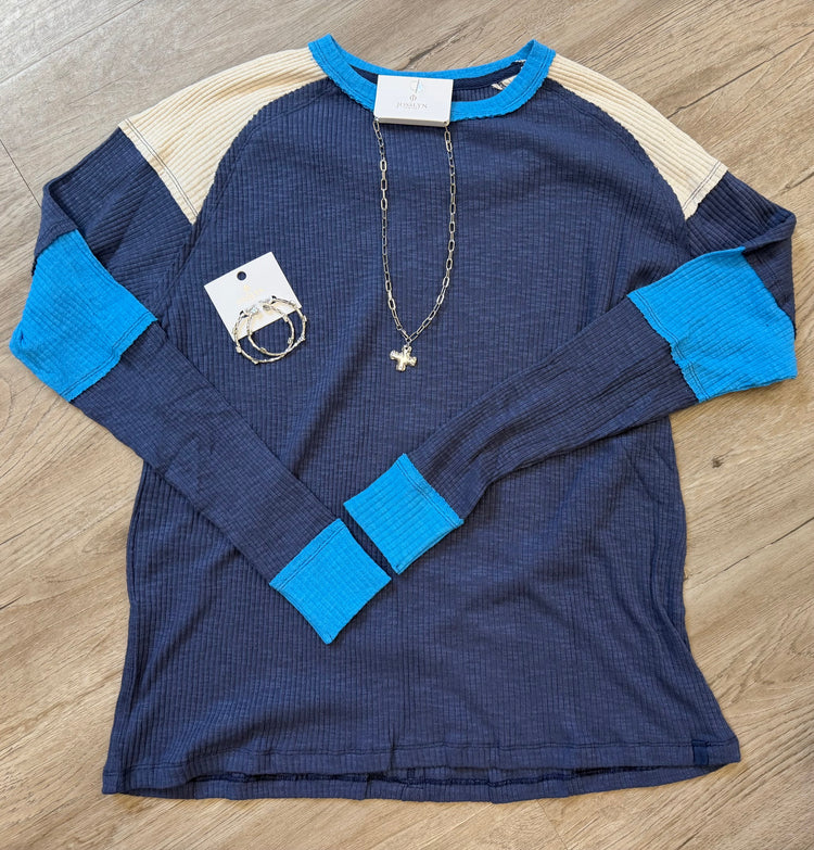 Color Block Layering Top