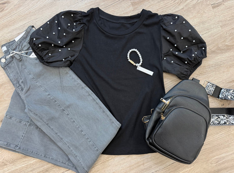 Ash Black Denim Pants