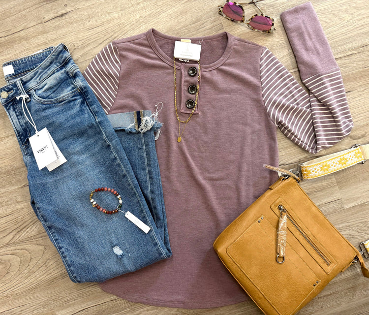 Button Front Pullover
