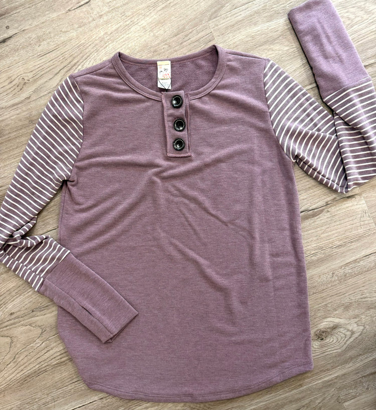 Button Front Pullover