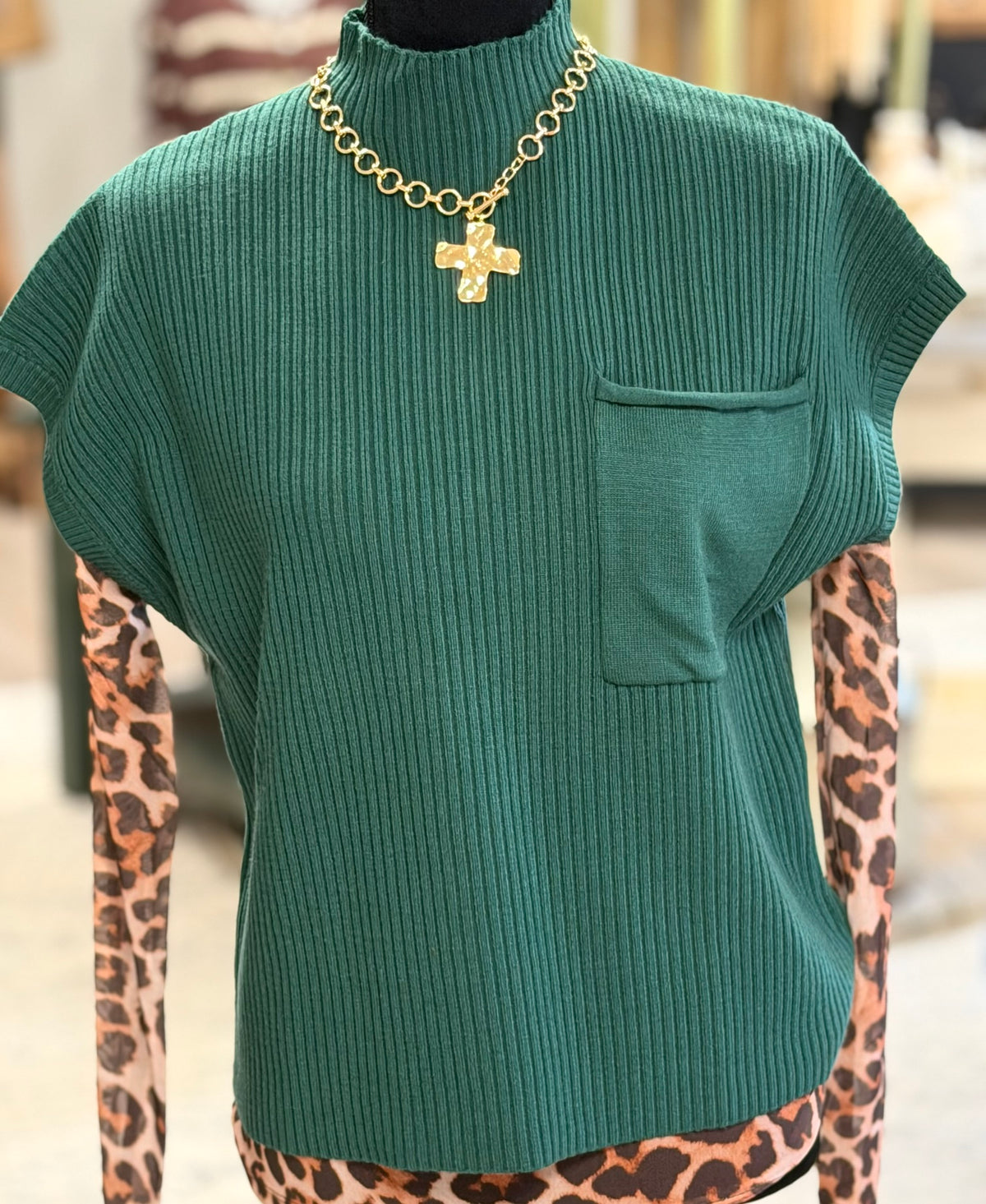 Mock Neck Sweater