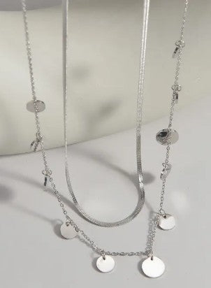 Disc Layer Necklace